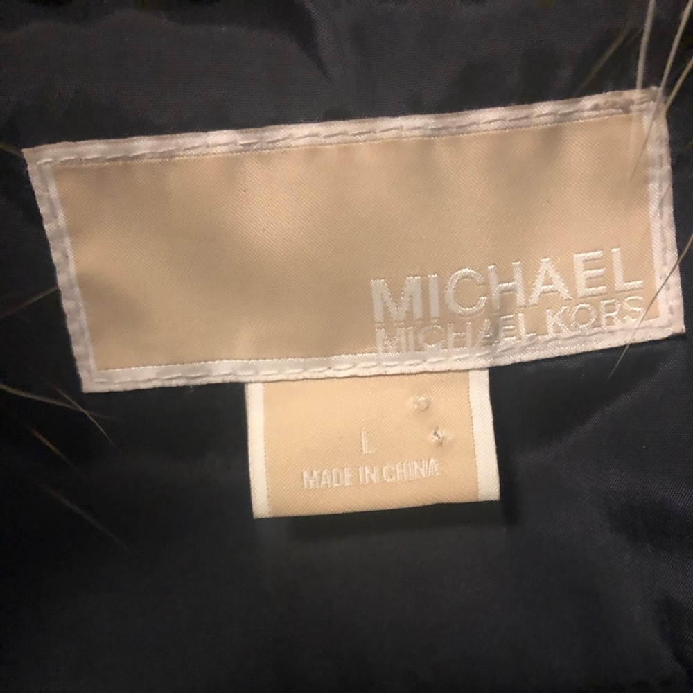 Michael Kors Down Coat with real fur collar